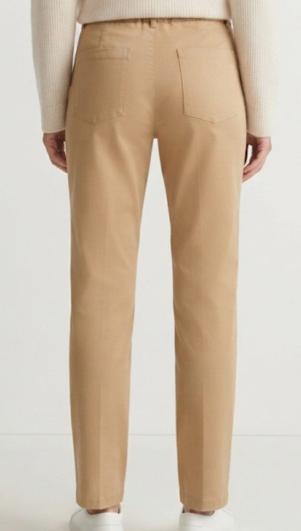 Producto - Pantalón con 2 pinzas y elástico en cintura de Gabardina Elastizada (Art. 6136) - 2