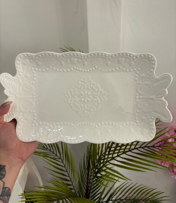 Producto - Bandeja Porcelana Mariposa