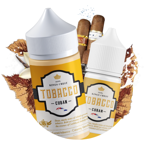Producto - KINGS CREST TOBACCO TOBACCO CUBANO - 120ML - 3MG