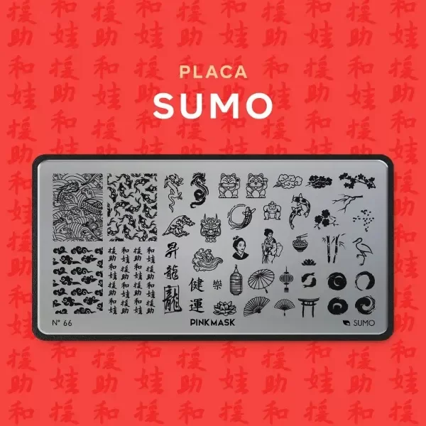 Producto - PLACA STAMPING PINK MASK PM6