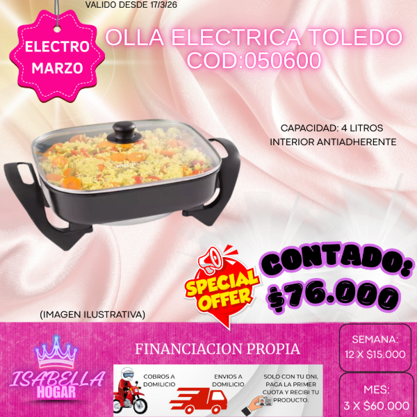 Producto - OLLA ELECTRICA TOLEDO