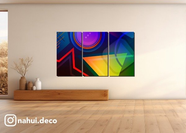 Producto - Arte Abstracto Triptico MOD 4