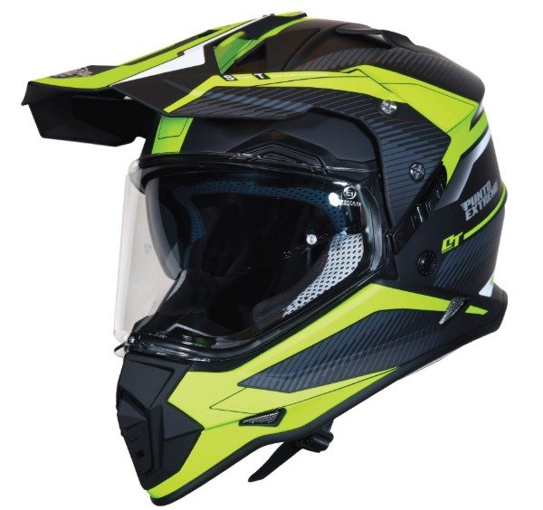 Producto - Casco Cross Punto Extremo Fluo Mate