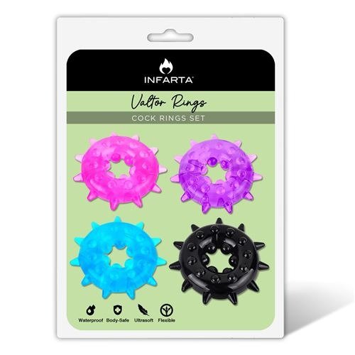 Producto - Set x4 anillos peneanos VALTOR RINGS