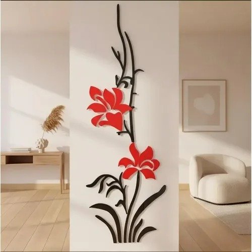 Producto - Flores Aplique Decorativo Interior Pared Fibrofacil - 0