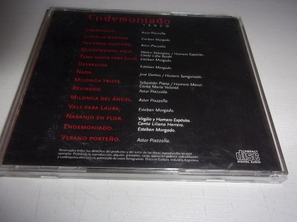 Producto - CD ESTEBAN MORGADO ENDEMONIADO TANGO 38C - 1