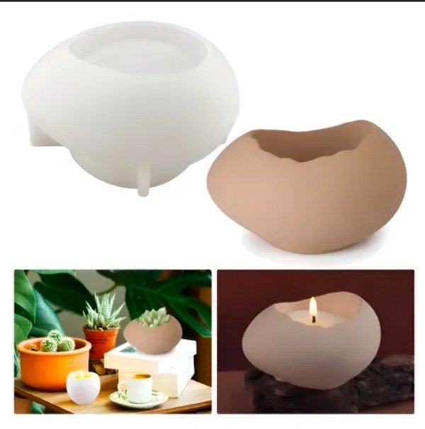 Producto - MOLDE MACETA CASCARON DE HUEVO