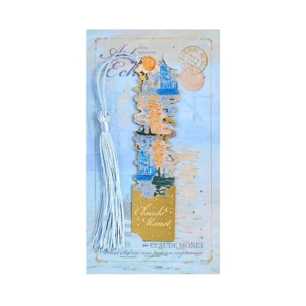 Producto - Señalador Metálico Premium Monet Impresión, sol naciente