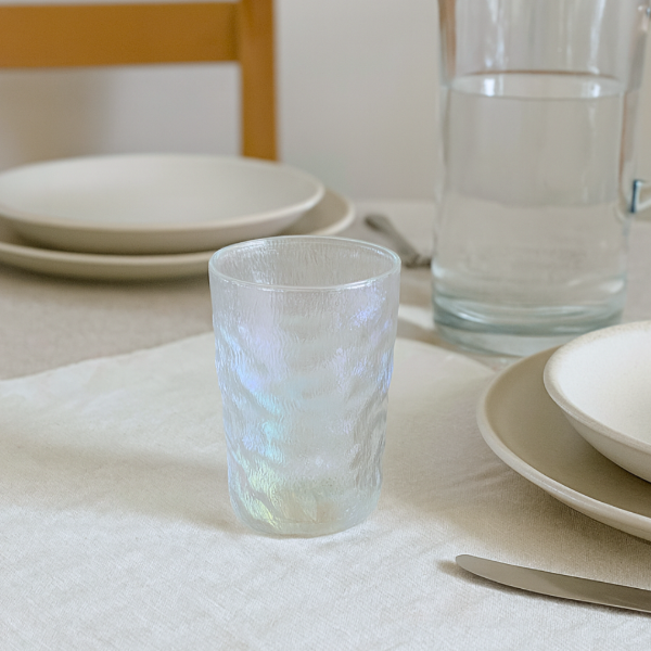 Producto - Set x6 vasos texturados tornasol