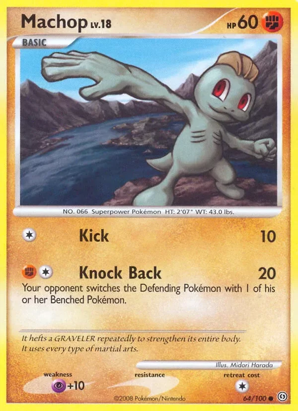 Producto - Machop 64/100 Diamond and Pearl: Stormfront