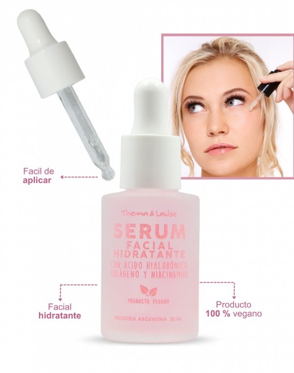 Producto - Serum facial hidratante con ácido hialuronico,colageno y niacinamida