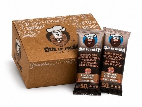 Producto - Barra Quelo Paleo Maní y Chocolate Semiamargo