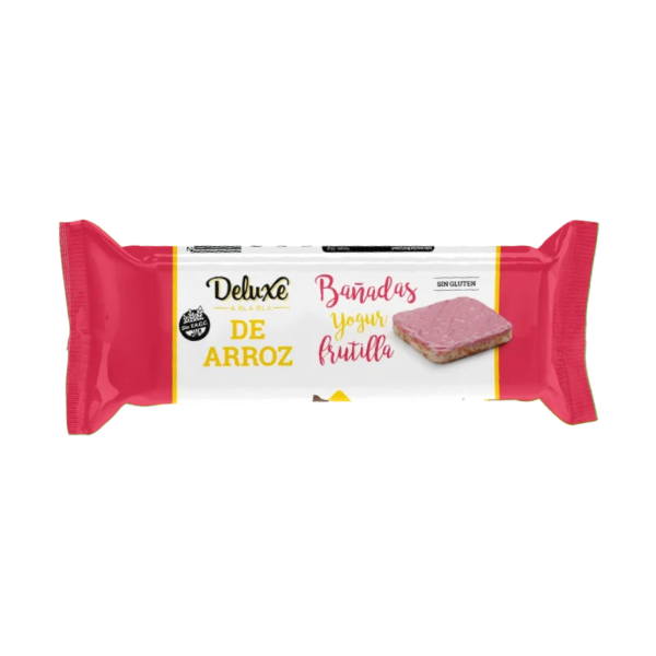Producto - Galletitas De Arroz Bañadas con Frutilla Deluxe