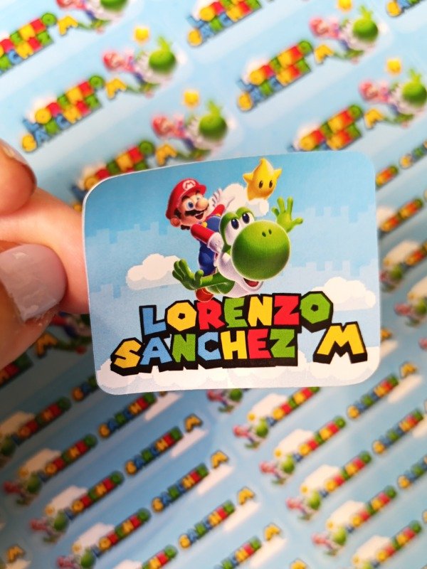 Producto - Sticker para Objetos (de papel) - Mario Bros