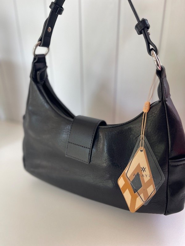 Producto - Cartera Negra Amayra tachitas - 4