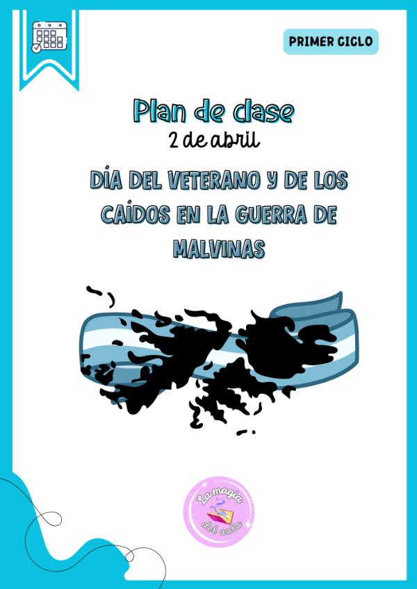 Producto - Plan de clase 2 de abril "Día del Veterano y los caídos"
