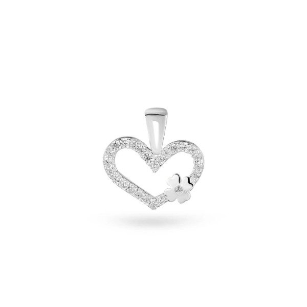 Producto - Dije Corazoncito Flor 13 Milímetros