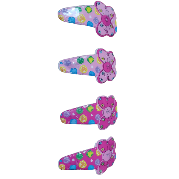 Producto - Hebillas Tic Tac Mariposa grandes Para Niñas X 10 Unidades - 2