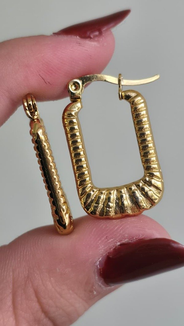 Producto - Argollas cuadradas