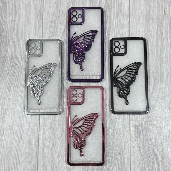 Producto - FUNDA TRANSPARENTE MARIPOSA A04