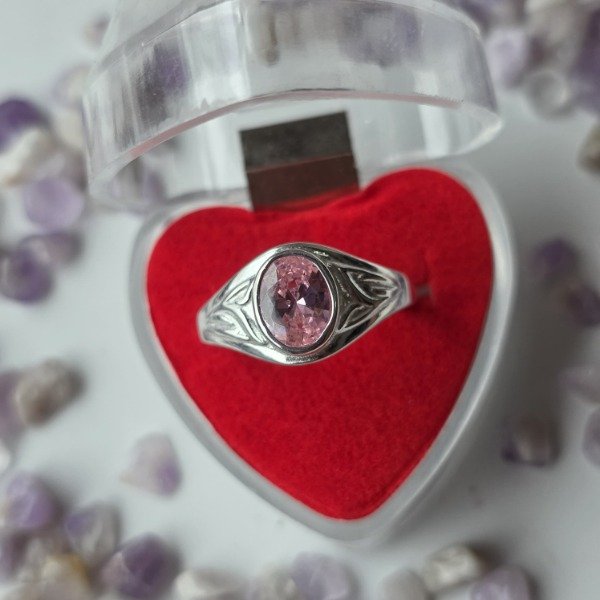 Producto - Anillo italiano unisex rosado
