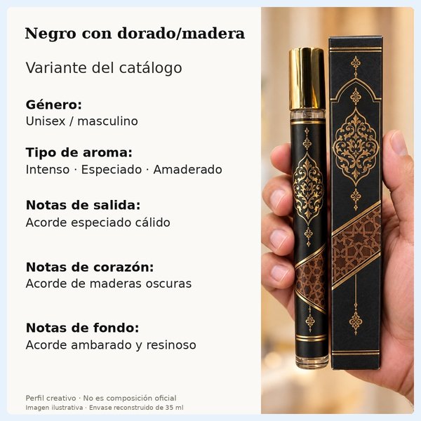 Producto - Perfumes Arabes en Tubo de 35 ml Fragancias Unisex y Masculinas - 4