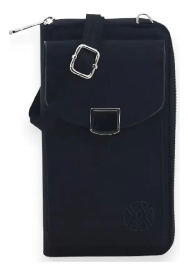 Producto - Bandolera portacelular Amayra negra 67-B998-1