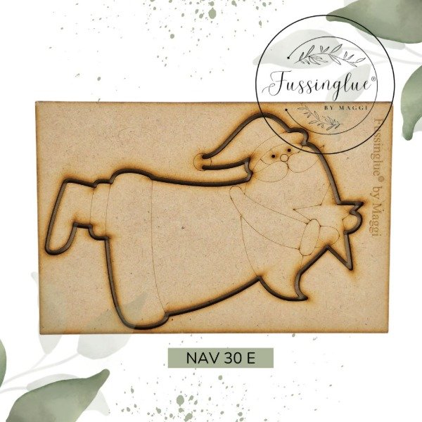 Producto - MOLDE PAPA NOEL VOLANDO