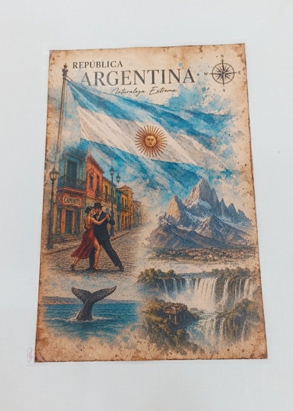 Producto - Transfer Termotransferible ARG TANGO