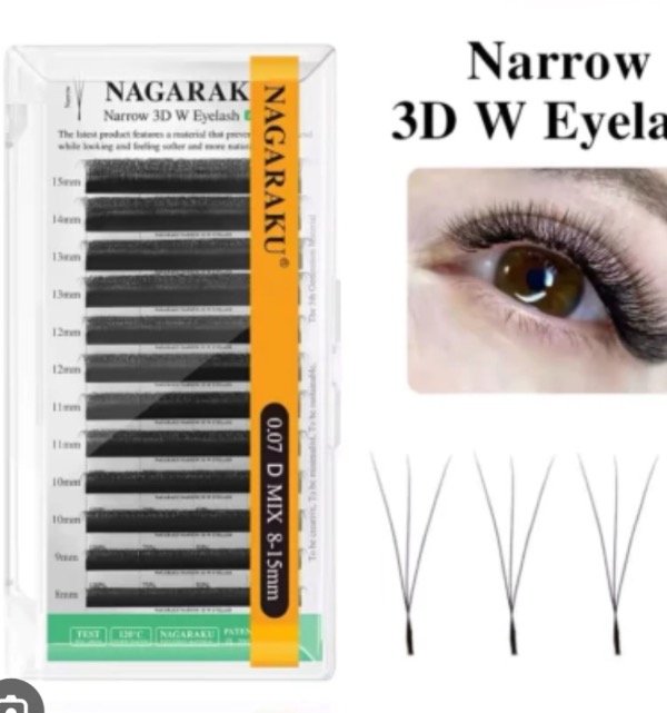 Producto - Pestañas NAGARAKU tecnológicas 3D W 0.07 mix narrow