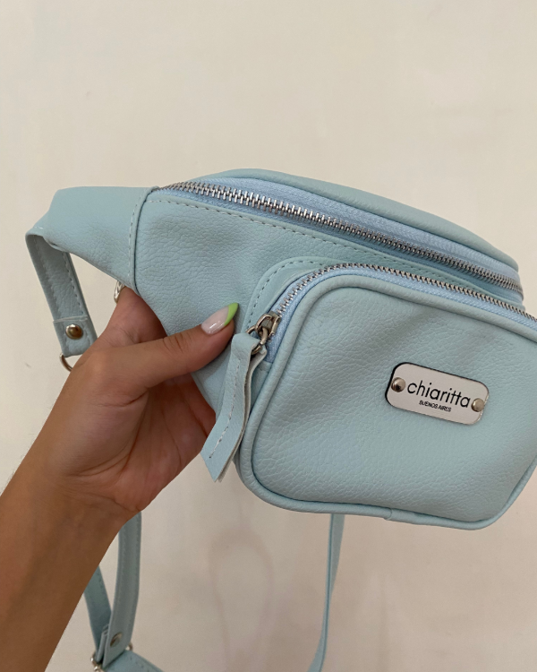 Producto - Riñonera Classy Celeste Argentina