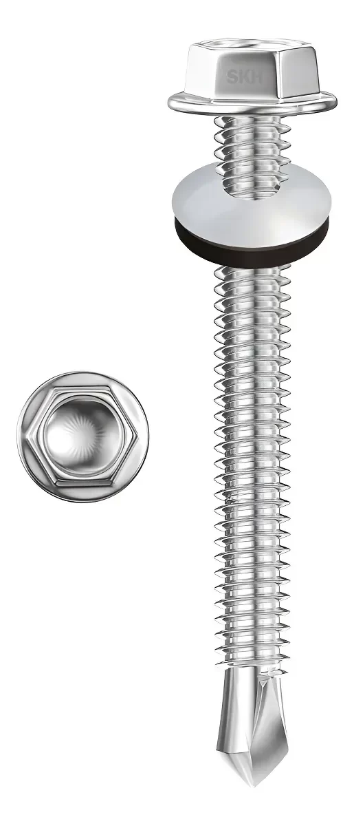 Producto - Tornillo Autoperforante Hexagonal Punta Mecha 14 x 2 1/2 (6,3 x 63mm)