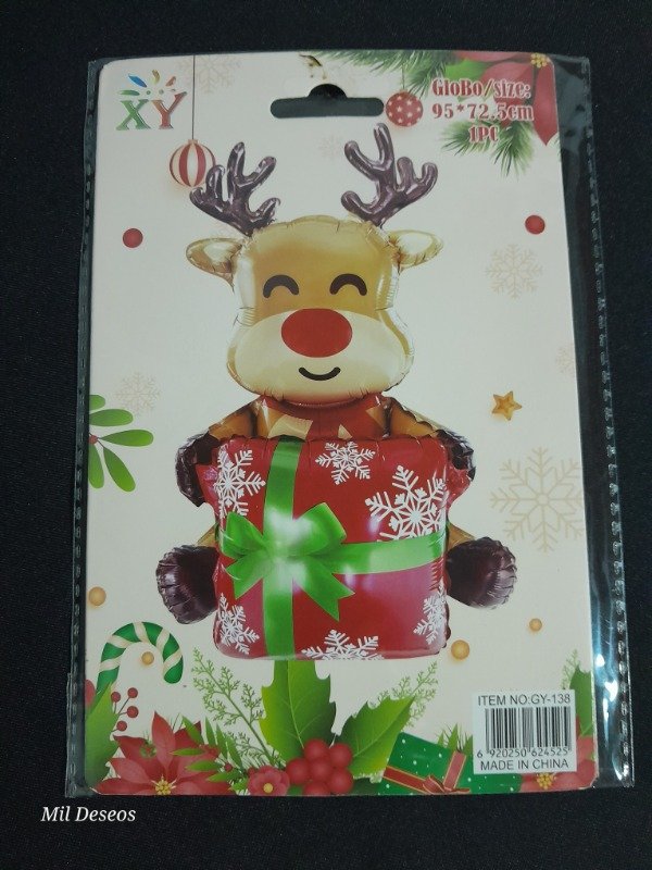 Producto - Globo reno con regalo