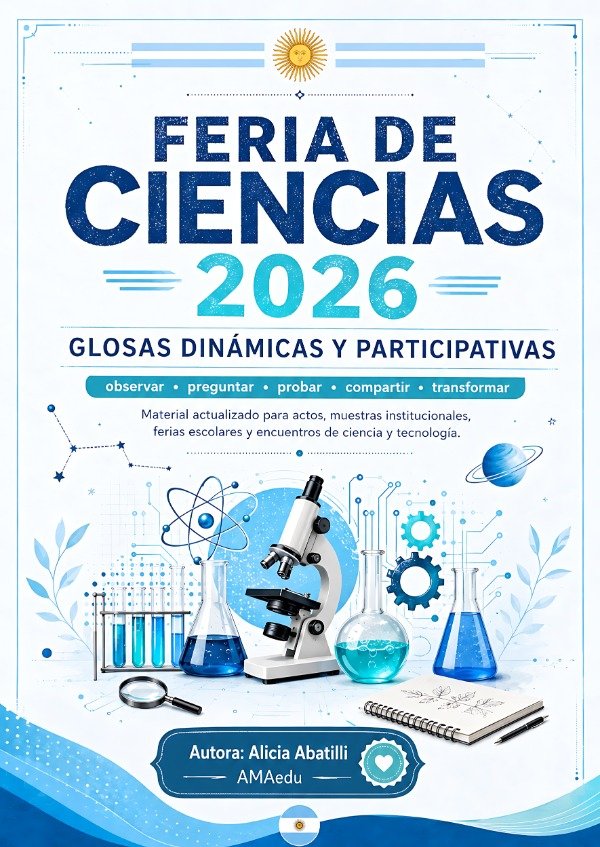Producto - GLOSAS PARA EL ACTO DE LA FERIA DE CIENCIA