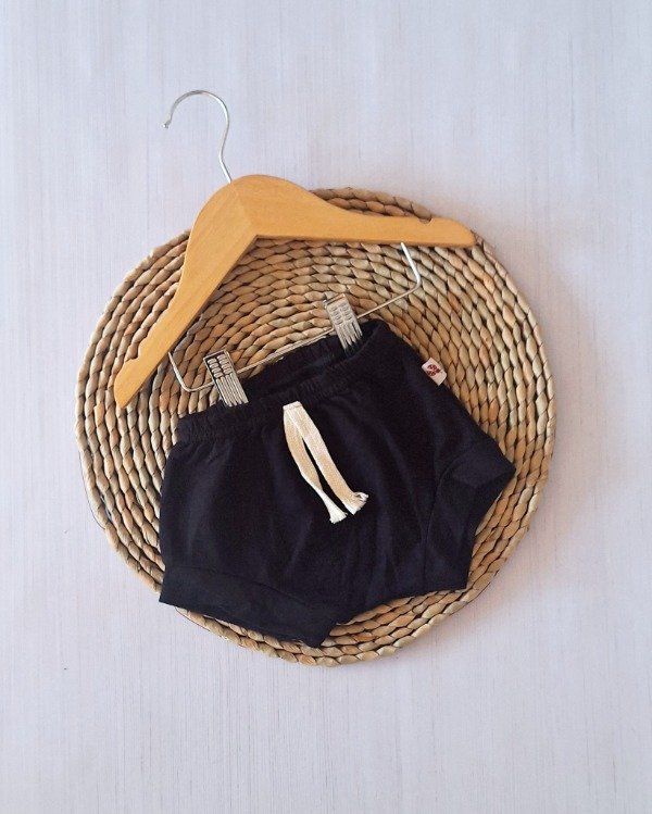Producto - Short Pañalero Jersey Negro