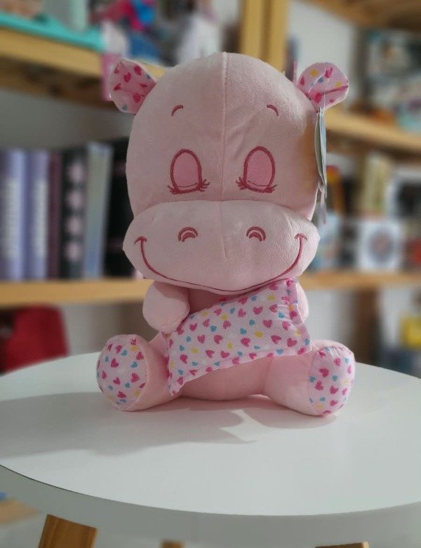 Producto - Peluche Hipopótamo rosado con sonido - 0