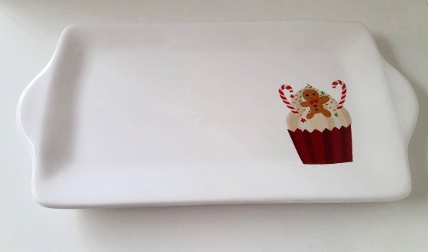 Producto - BANDEJA BLANCA NAVIDAD