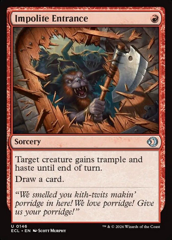 Producto - Impolite Entrance  Lorwyn Eclipsed