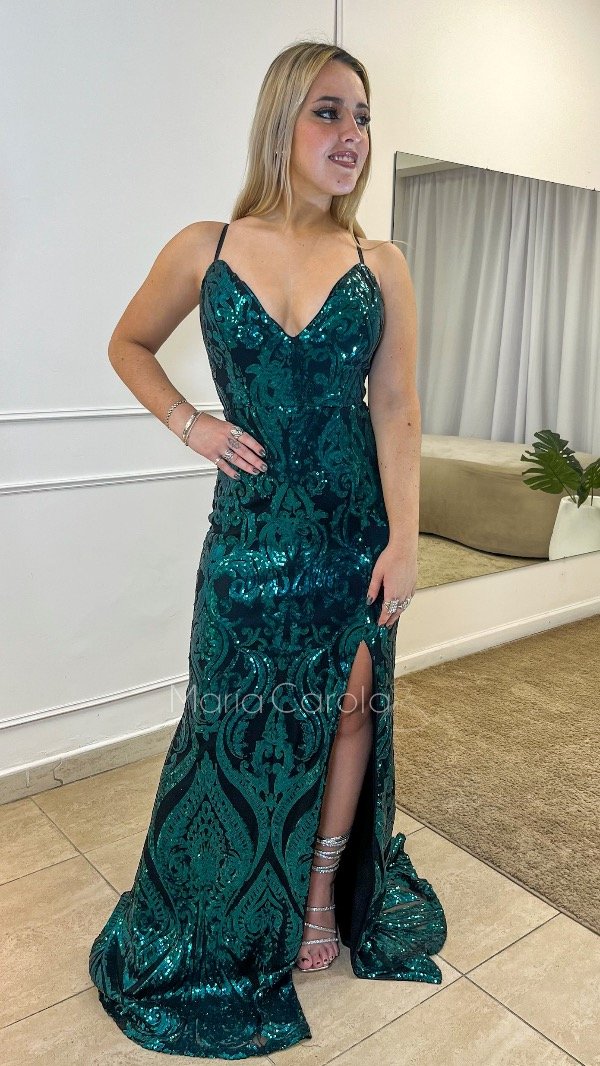 Producto - VESTIDO CRISTAL VERDE