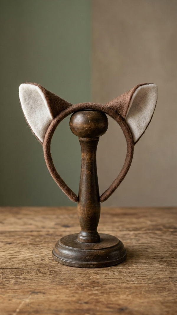 Producto - Vincha de lobo marron - 2