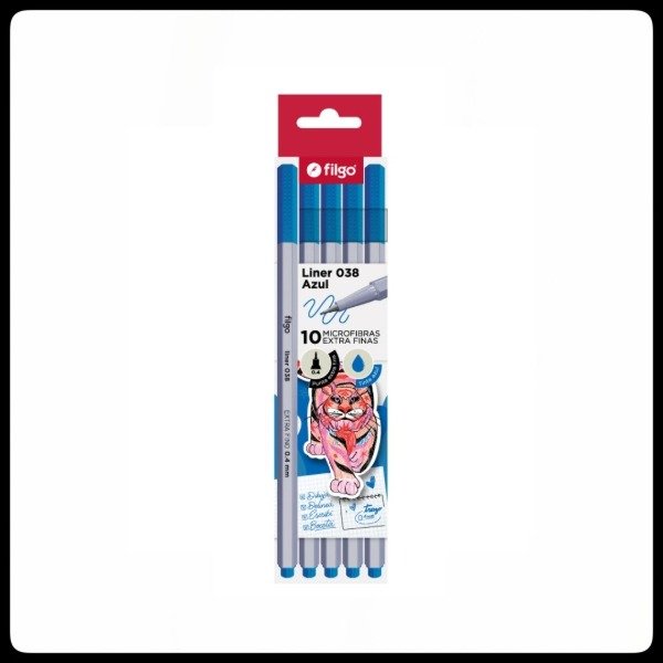 Producto - MICROFIBRA LINER 038 0.4MM PUNTA JAPONESA FILGO V/COLORES