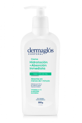 Producto - DERMAGLOS CORPORAL - EMULSION - HIDRATACION + ABOSORCION INMEDIATA - 300ML
