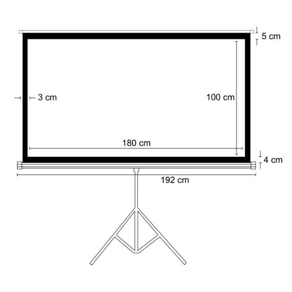 Producto - Pantalla Intelaid Proyector 82 Pulgadas Tripode It-tpw8