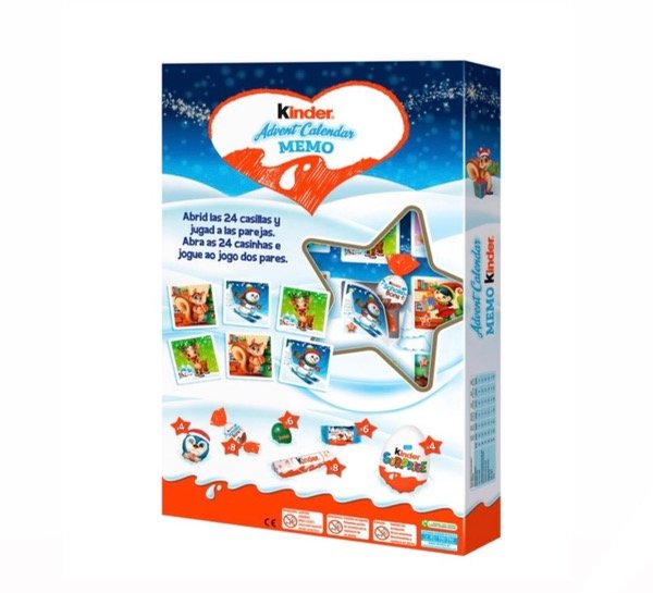 Producto - Calendario de Adviento KINDER memory 316gr