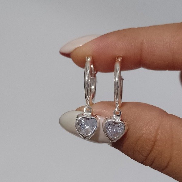 Producto - Argollas dije corazón AB 40192