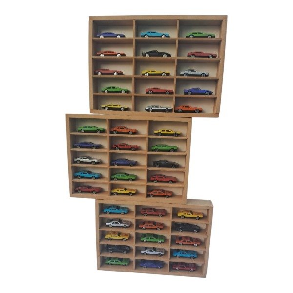 Producto - Combo 3 Repisas para 15 autos Hot Wheels