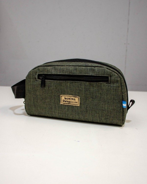 Producto - Neceser XL verde oscuro melange