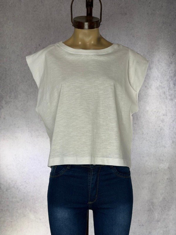 Producto - MUSCULOSA BLANCA ST MARIE ALGODON