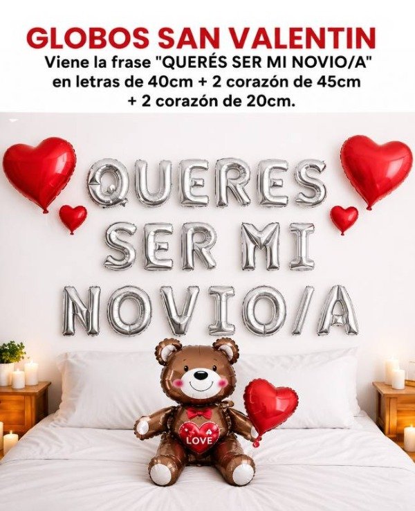 Producto - Querés ser mi novio o novia con corazones