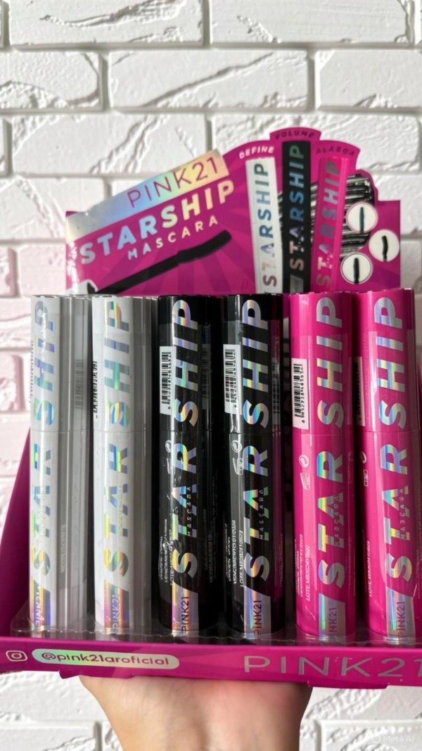 Producto - Máscara de Pestañas Pink 21 Starship - Volumen, Alargado y Definición